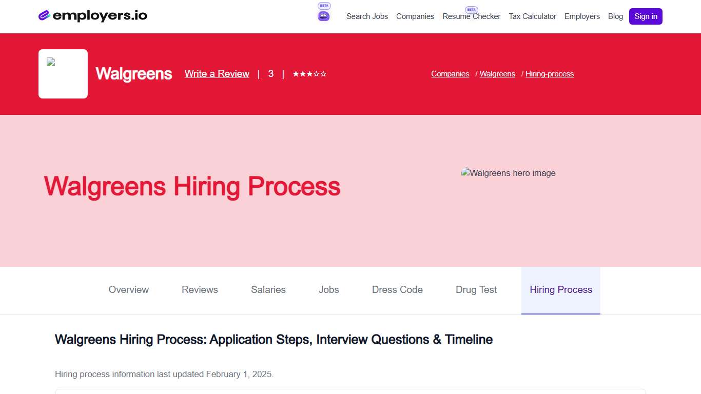 Walgreens Hiring Process 2026: Application Steps, Interview Questions & Timeline